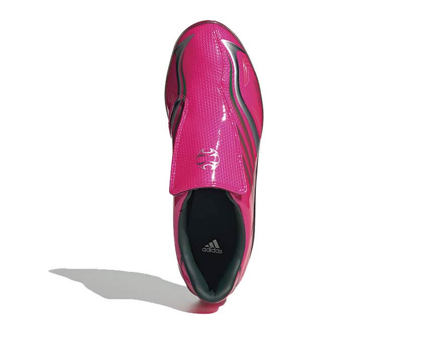 Adidas F50 Adiframe Shock Pink — vue avant coloris rose vif sport