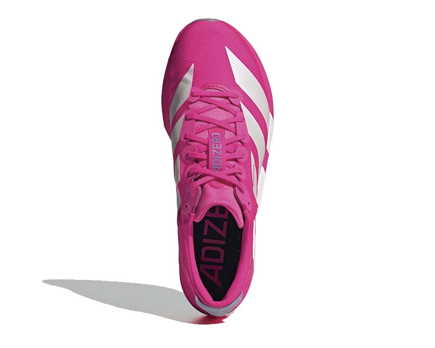 Adidas Adizero Adios 9 Shock Pink — rear view