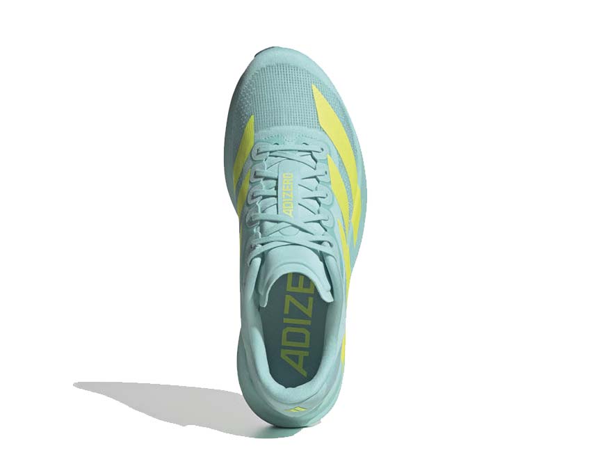 Adidas Adizero Evo SL Flash Aqua — top view