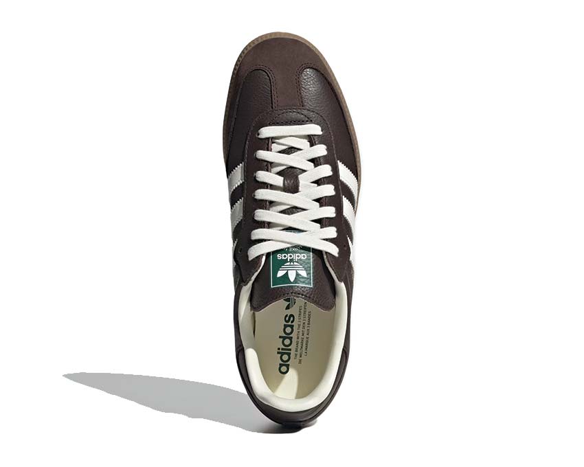 Adidas Samba OG Dark Brown — vue trois quarts avant