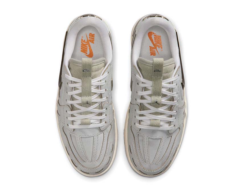 Air Jordan 1 Method of Made Low V3 Blanc Summit — vue arrière sneaker femme hype