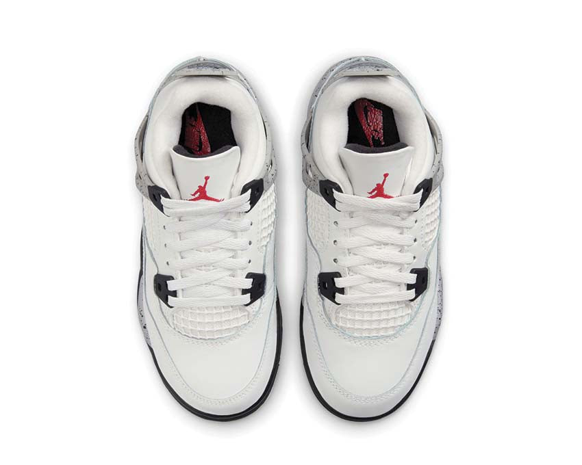 Air Jordan 4 Retro White Cement PS — vue trois quarts coloris blanc ciment