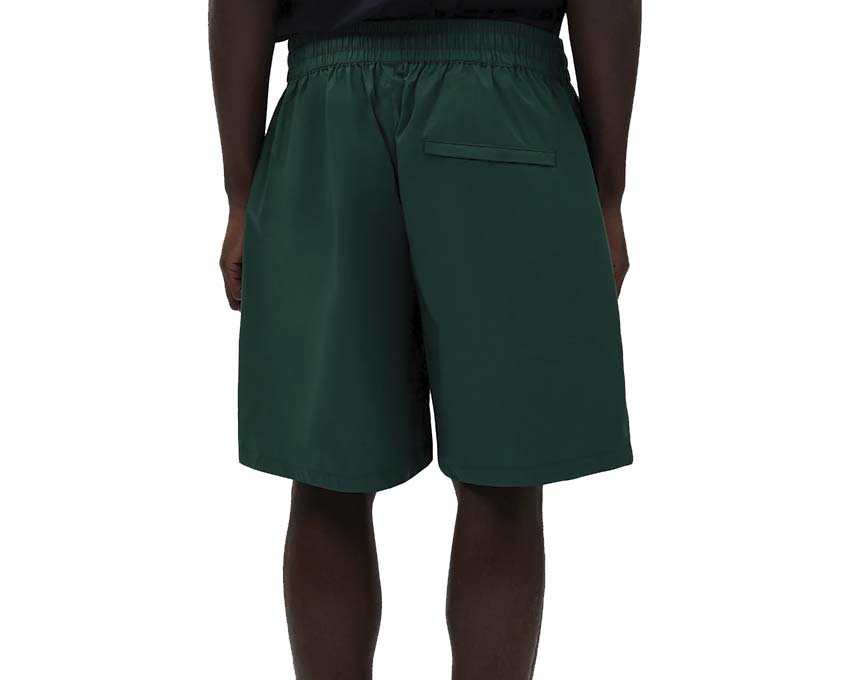 Arte Birds Logo Shorts Vert détail — imprimé oiseaux signature Arte