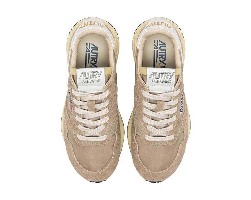 Autry Reelwind Low Pepper dos — talon Reelwind Low gris poivré femme