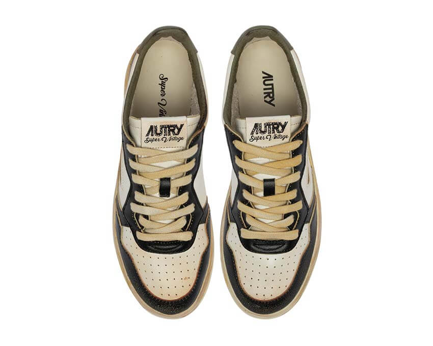 Autry Super Vintage Low AVLMSV06 dos — talon cuir vintage Super Vintage Low homme