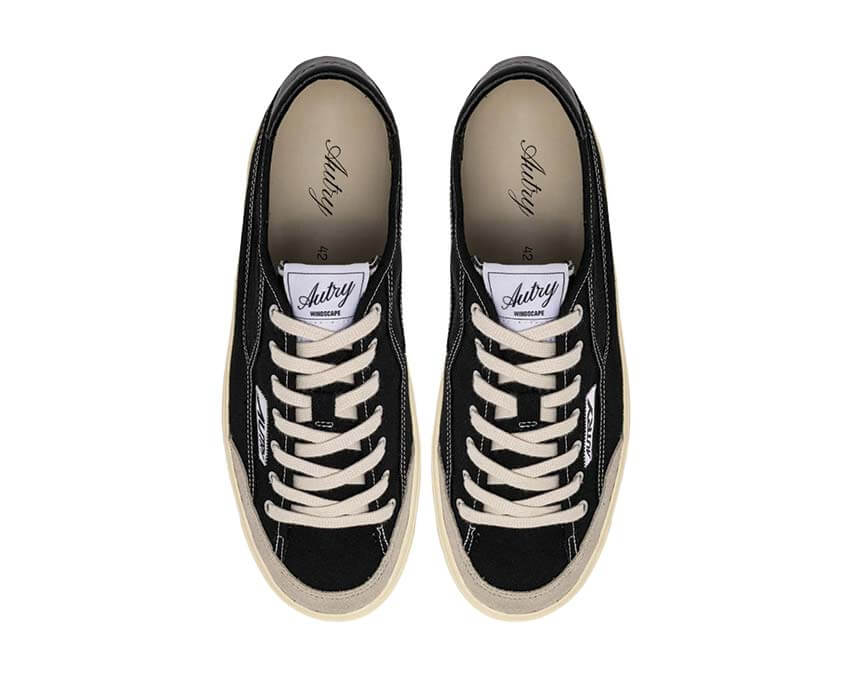 Autry Windscape Low Canvas Noir dos — talon toile noire Windscape Low