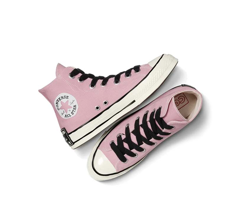 Converse Chuck 70 Hi Lotus Pink Orchid détail — logo Chuck 70