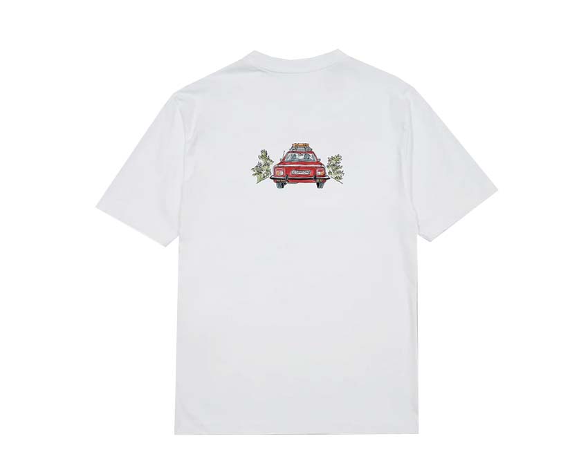 Edmmond Studios Holiday Auto White vista lateral — motivo automóvil espalda