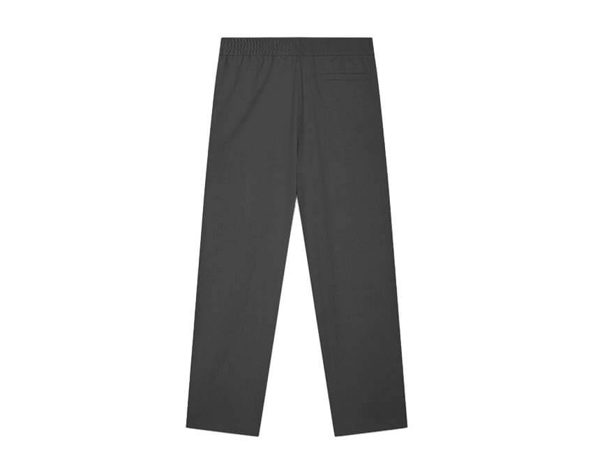 Filling Pieces Coach Pants Twill Wool Gris vue — pantalon gris twill laine premium