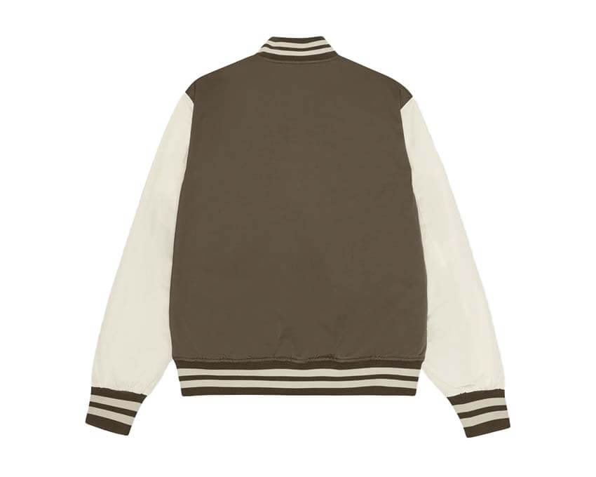 Les Deux Tech Varsity Jacket vue latérale — coupe et détails techniques