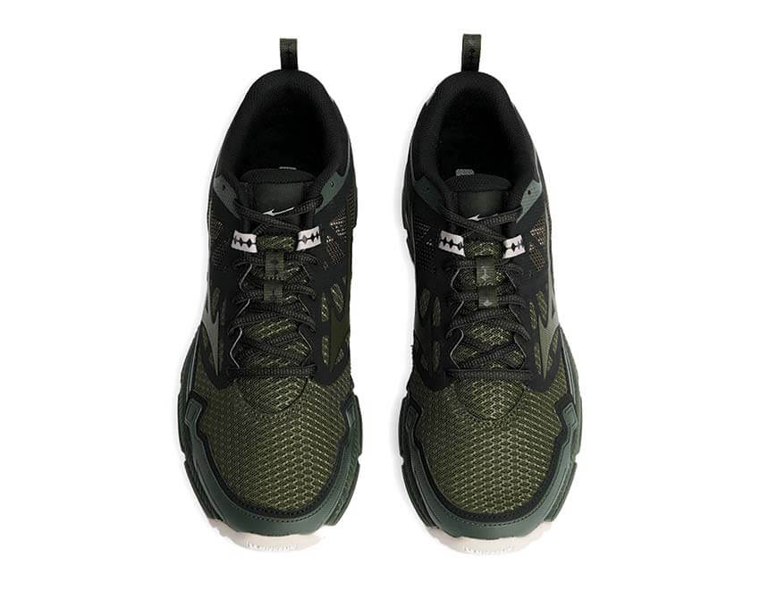 Mizuno Wave Daichi Ls Forest Night détail — amorti Mizuno Wave