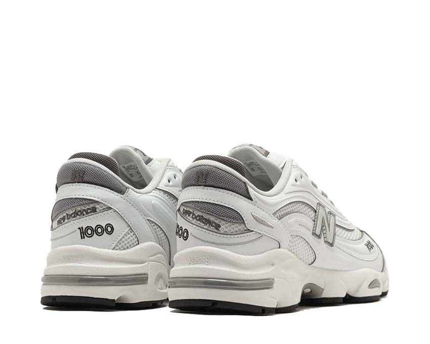 New Balance 1000D White semelle — semelle EVA grip trail blanche