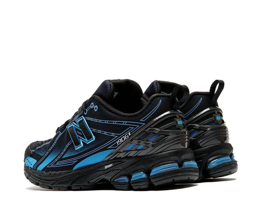 New Balance 1906E Noir semelle — technologie ABZORB multi-zone amorti premium