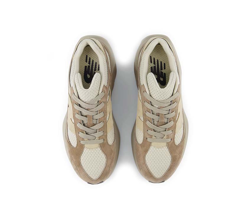 New Balance WRPD Runner Mushroom Timberwolf détail — structure mesh technique