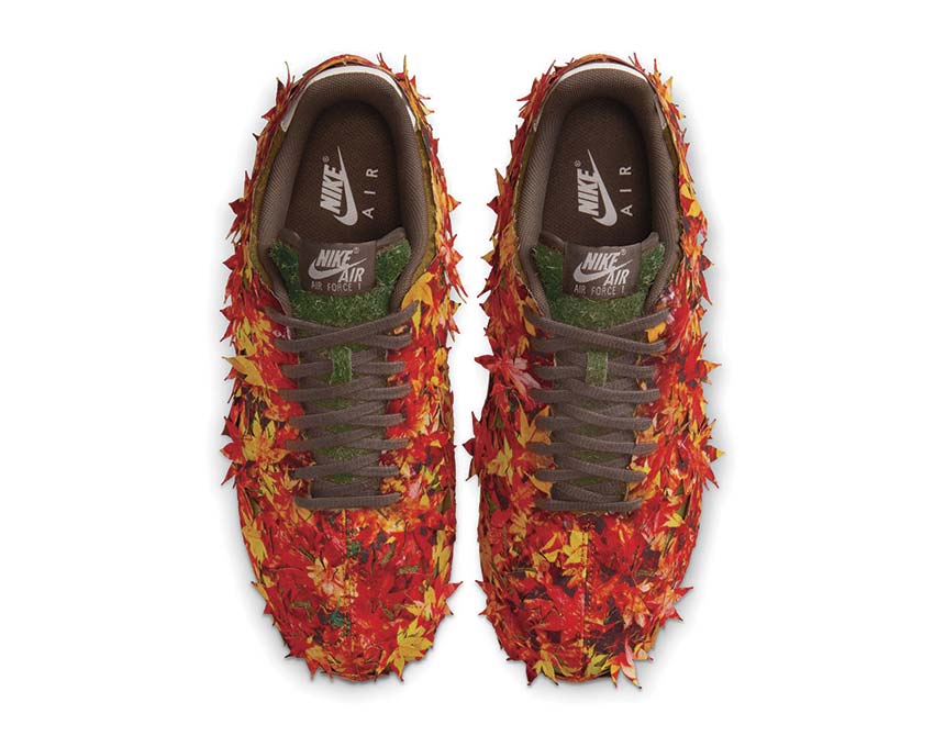 Nike Air Force 1 '07 LX Leaf Camo — vue de face camouflage végétal