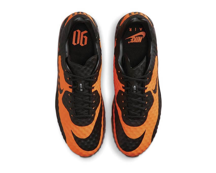 Nike Air Max 90 Hypervenom — vue trois quarts coloris football volt