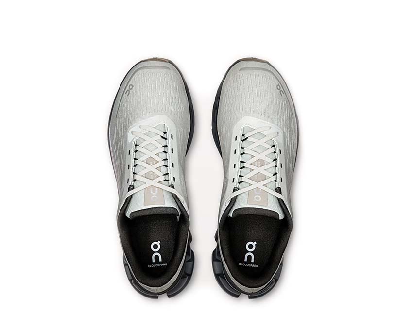 On Cloudspark Glacier/Fog Detail — luftiges Mesh Herren-Laufschuh
