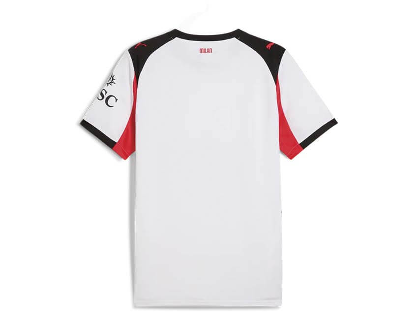 Puma ACM Away Jersey dos — dos maillot extérieur AC Milan blanc Puma