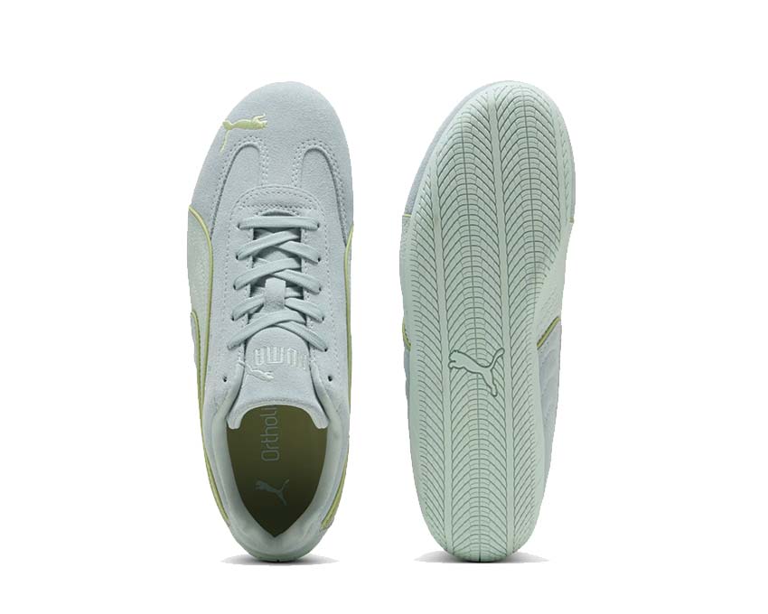 Puma Speedcat Piping Wns Peaceful Blue détail — bande piping bicolore