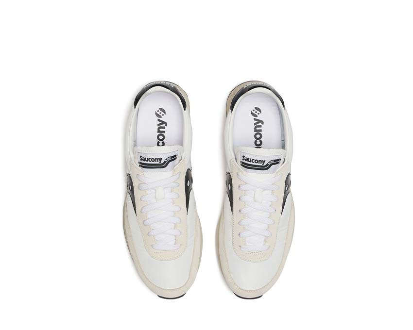 Saucony Trainer 80 White Black détail — semelle EVA