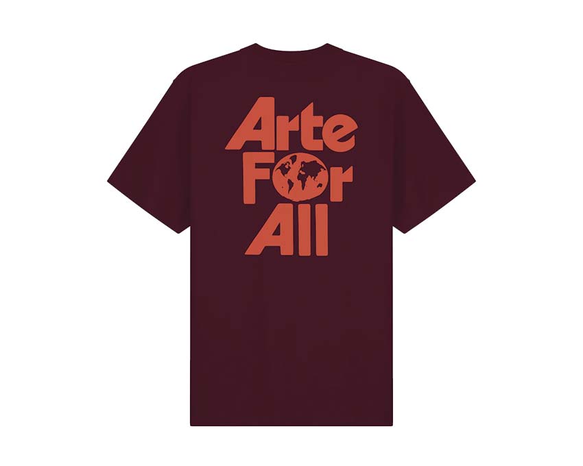 Arte For All T-shirt detail — Arte For All print cotton
