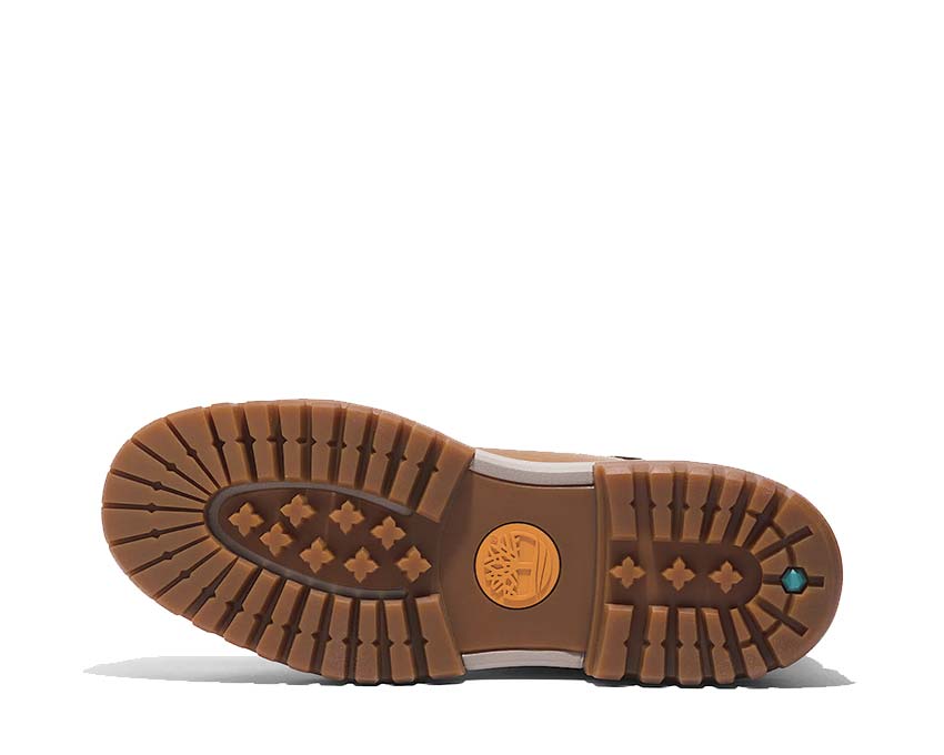 Timberland Arbor Road Mid Lace Waterproof Wheat detalle — caña nubuck premium