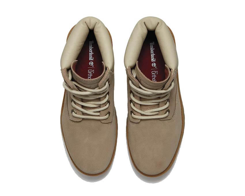 Timberland Stone Street 6 Inch Boot détail — tige et lacets boot femme imperméable