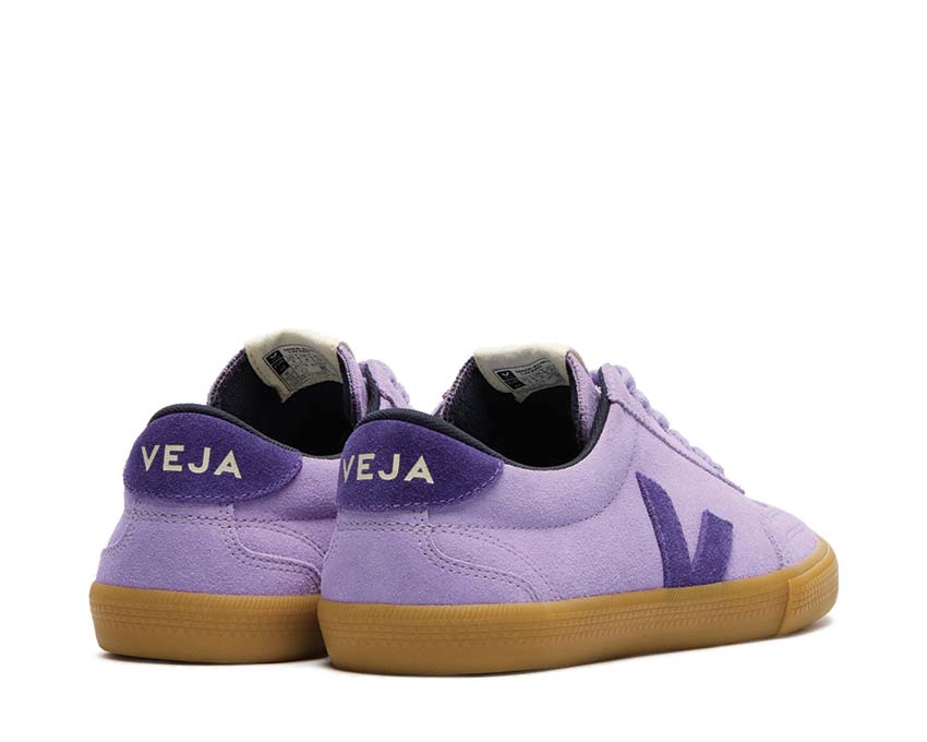 Veja Volley Suede Lavande Purple semelle — semelle gomme
