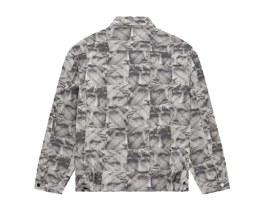 Arte Jeffrey Jacket Print vista lateral — espalda estampada colorida