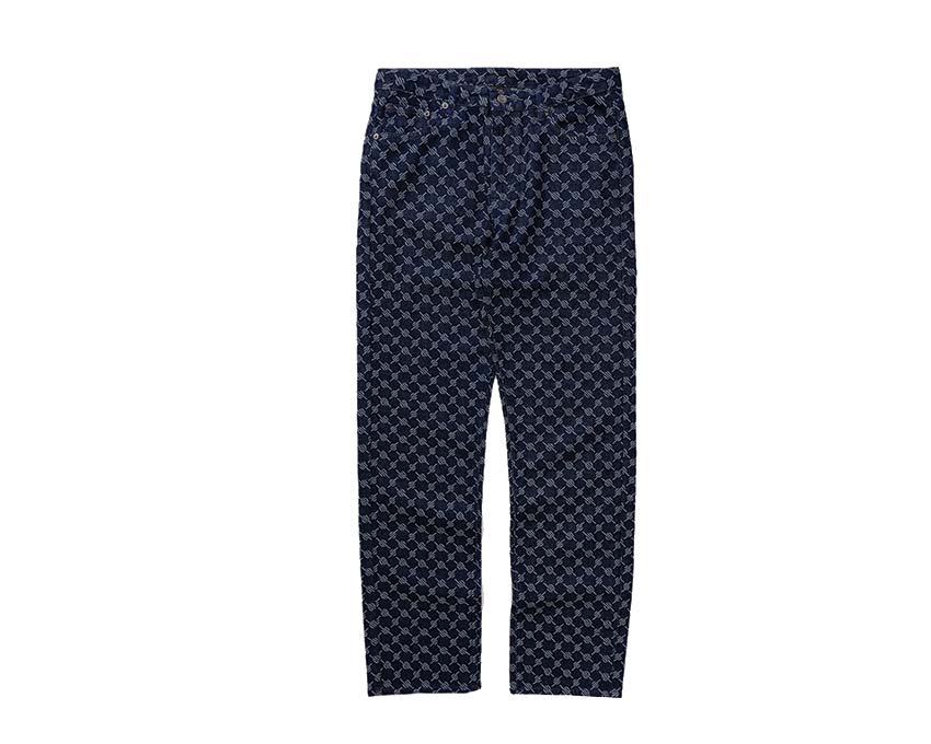 Daily Paper Ralf Pants Mid Blue — pantalon unisexe denim coupe relaxed