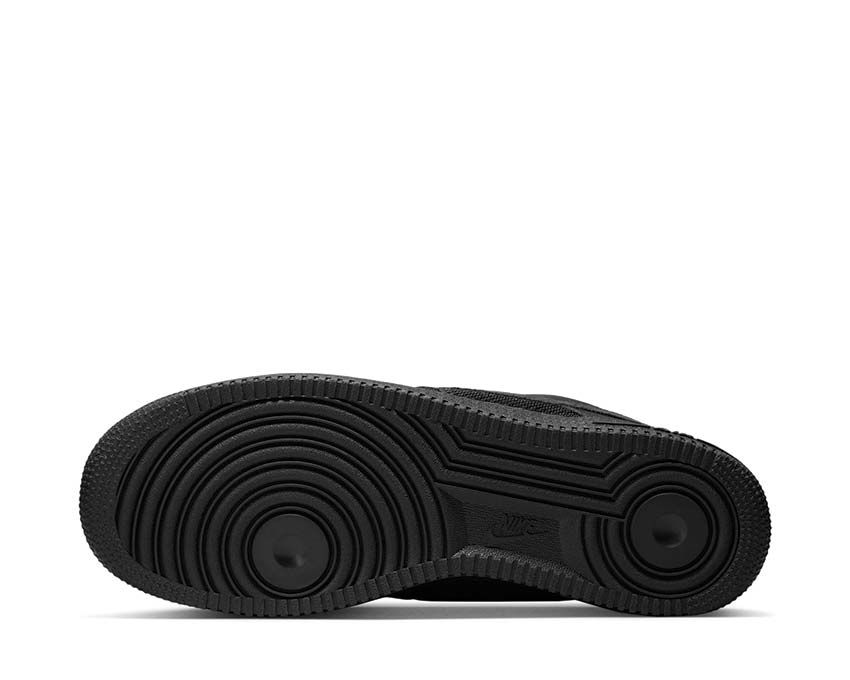 Nike x Slam Jam Air Force 1 Low SP Black — vue trois quarts collab