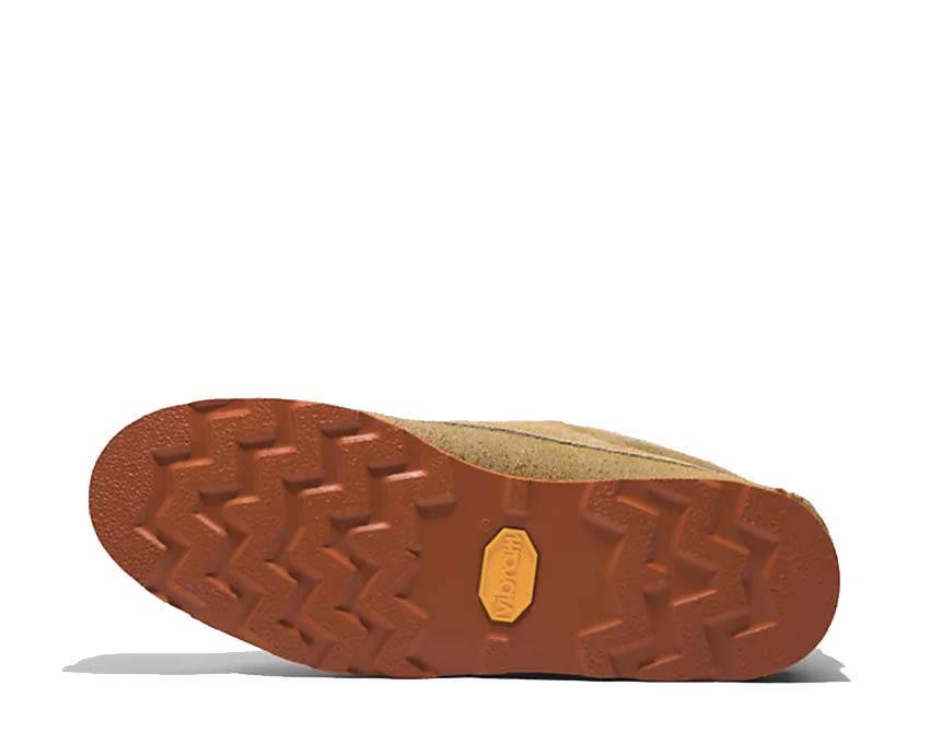 Timberland 3 Eye Wedge VIBRAM Lace Up Beige détail — tige cuir nubuck