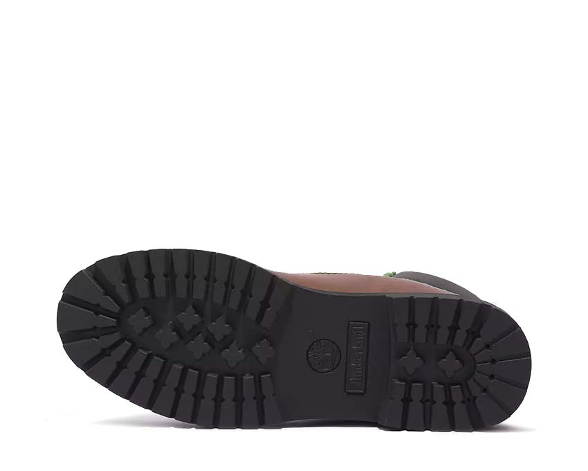 Timberland Heritage Black Pioneers 6 Inch Waterproof Brown detalle — puntera reforzada