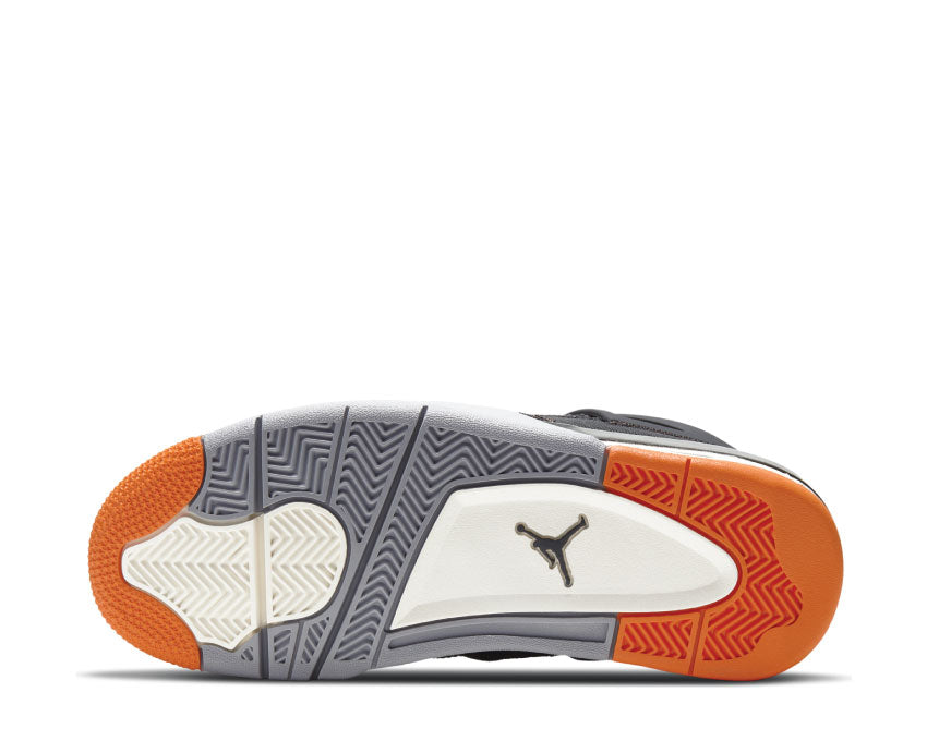 Jordan Air Jordan 4 Retro SE W Starfish Sail Black Starfish LT Smoke Grey — vue arrière Sail et gris