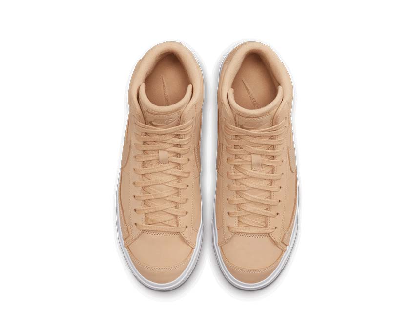 Nike Blazer Mid '77 LX Vachetta Tan White semelle — caoutchouc vulcanisé