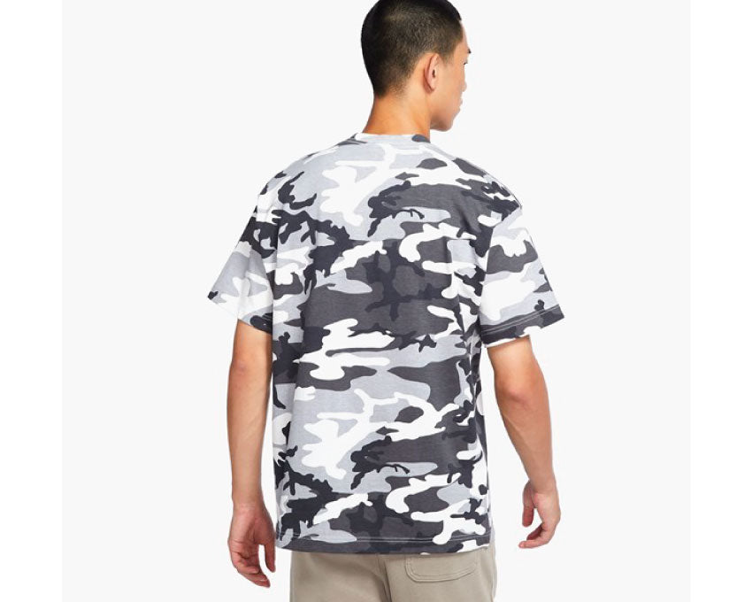 Nike NRG Solo Swoosh Tee Camo vue de dos — coton jersey camo