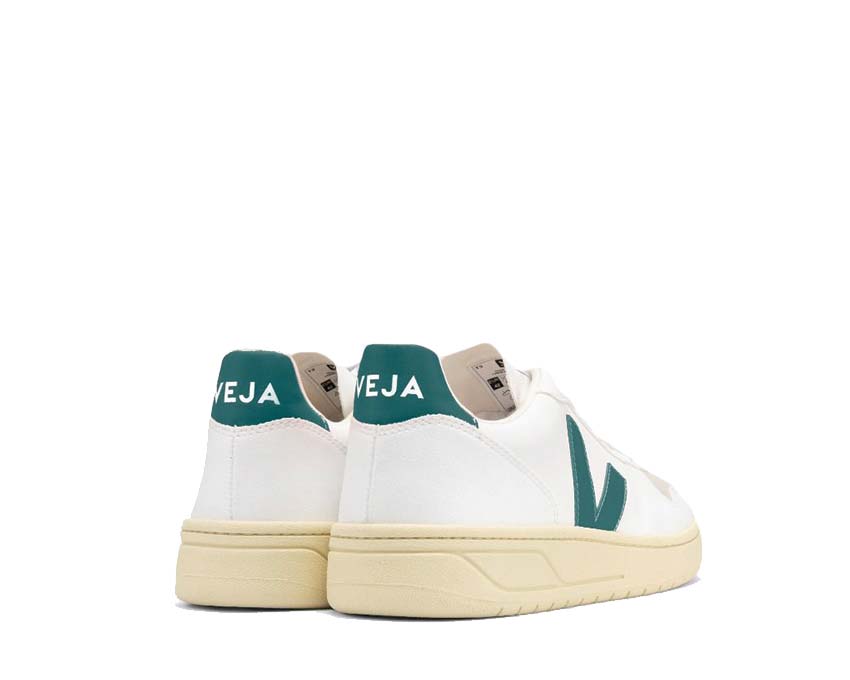 Veja V-10 White/Brittany semelle — semelle caoutchouc naturel