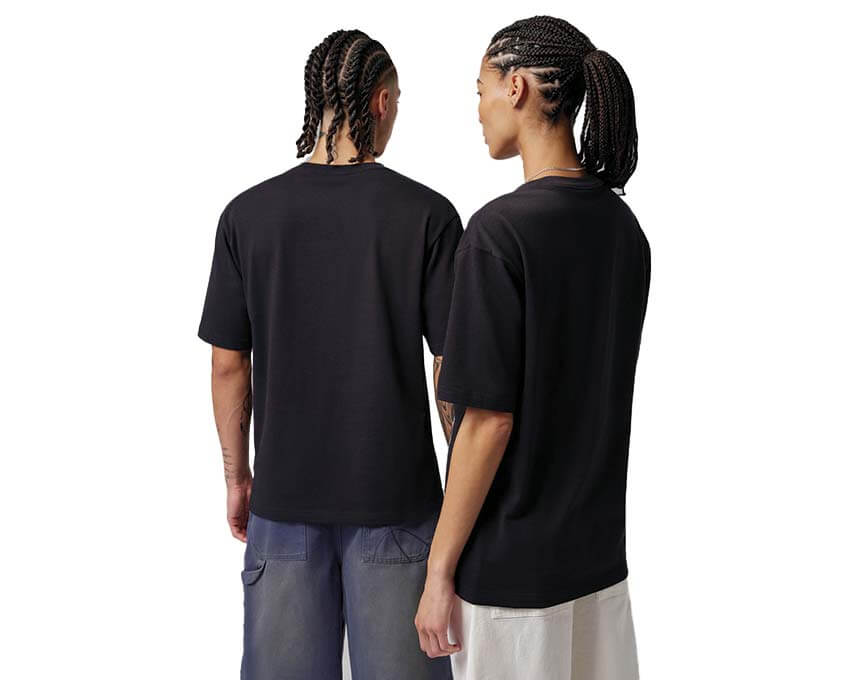 Jordan x Levi's Tee Black vista posteriore — grafica Jordan Levi's cotone premium