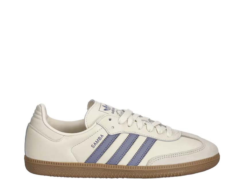 Adidas Samba OG W Silver Violet — sneaker femme cuir et daim