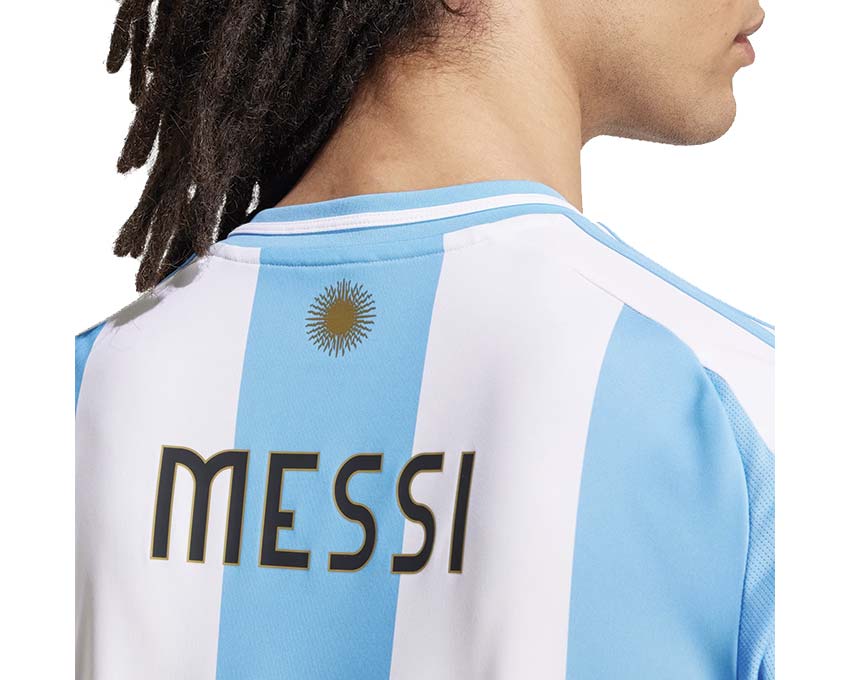 Adidas Maillot Argentine Messi vue dos numéro — jersey football officiel