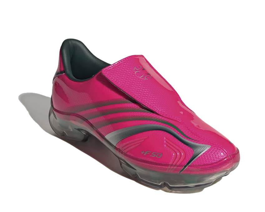 Adidas F50 Adiframe Shock Pink détail — technologie adiframe cage structurante