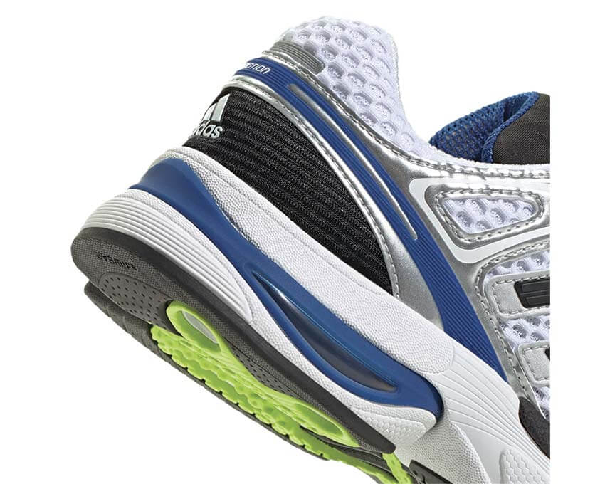 Adidas Adistar Control 5 Cloud White vue latérale — tige mesh blanc running