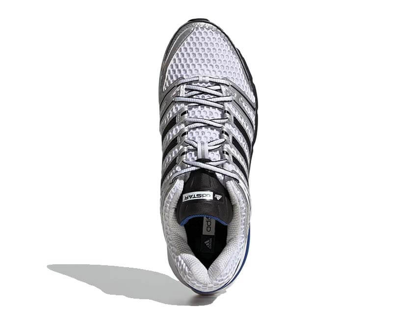 Adidas Adistar Control 5 Cloud White — vue avant running blanc performance
