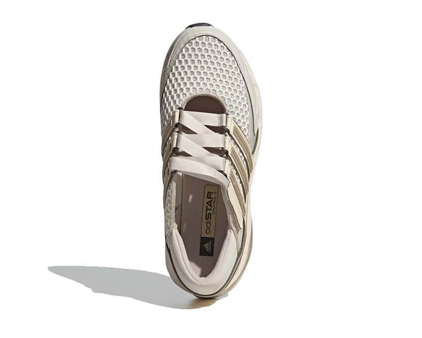 Adidas Adistar Control 5 MJ Wonder Beige — vue avant running beige neutre
