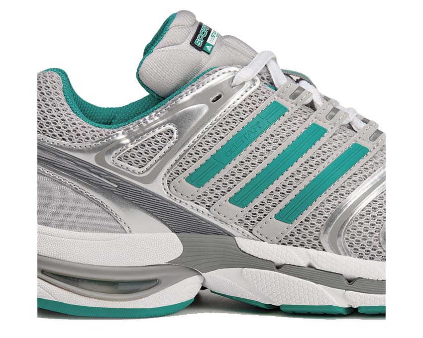Adidas Adistar Control 5 x Sporty & Rich White side view — Control 5 cushioning
