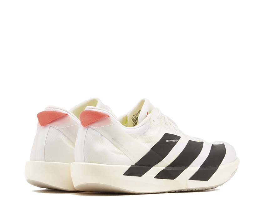 Adidas Adizero Adios 9 Cloud White detalle — parte superior Celermesh