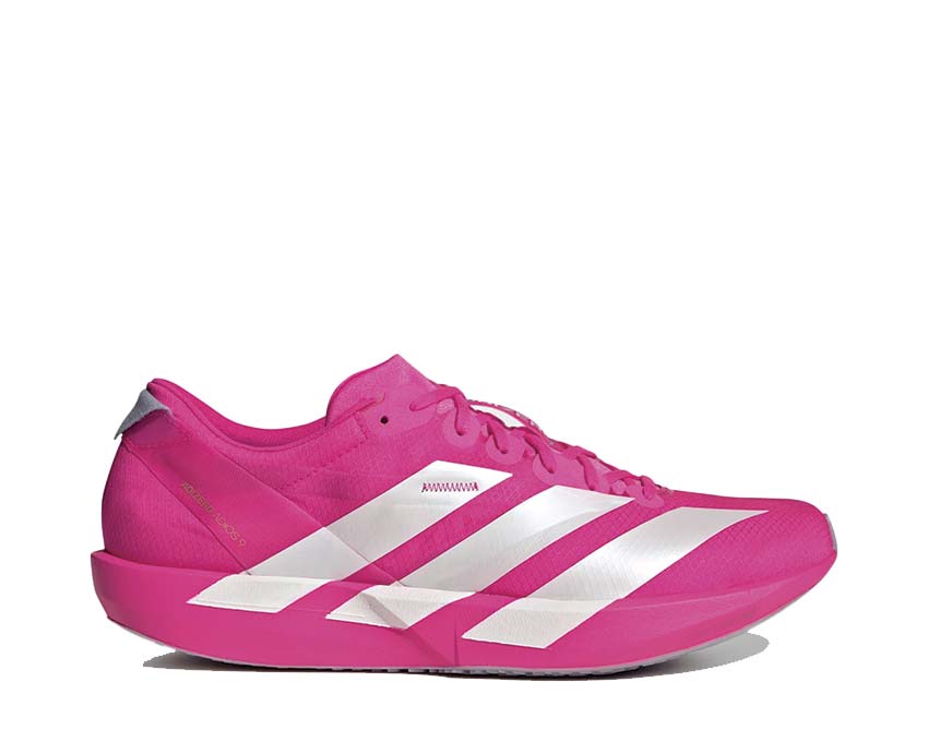 Adidas Adizero Adios 9 Shock Pink — chaussure running homme compétition rose vif