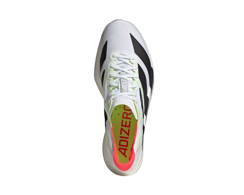 Adidas Adizero Adios Pro 4 Cloud White Sohle — Energyrods Karbon Silver Metallic