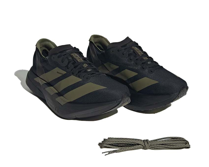 Adidas Adizero Adios Pro 4 Focus Olive semelle — Lightstrike Pro carbone