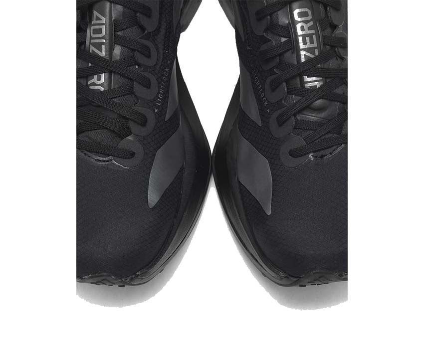 Adidas Adizero Adios Pro 4 Cloud White vue latérale — amorti Lightstrike Pro
